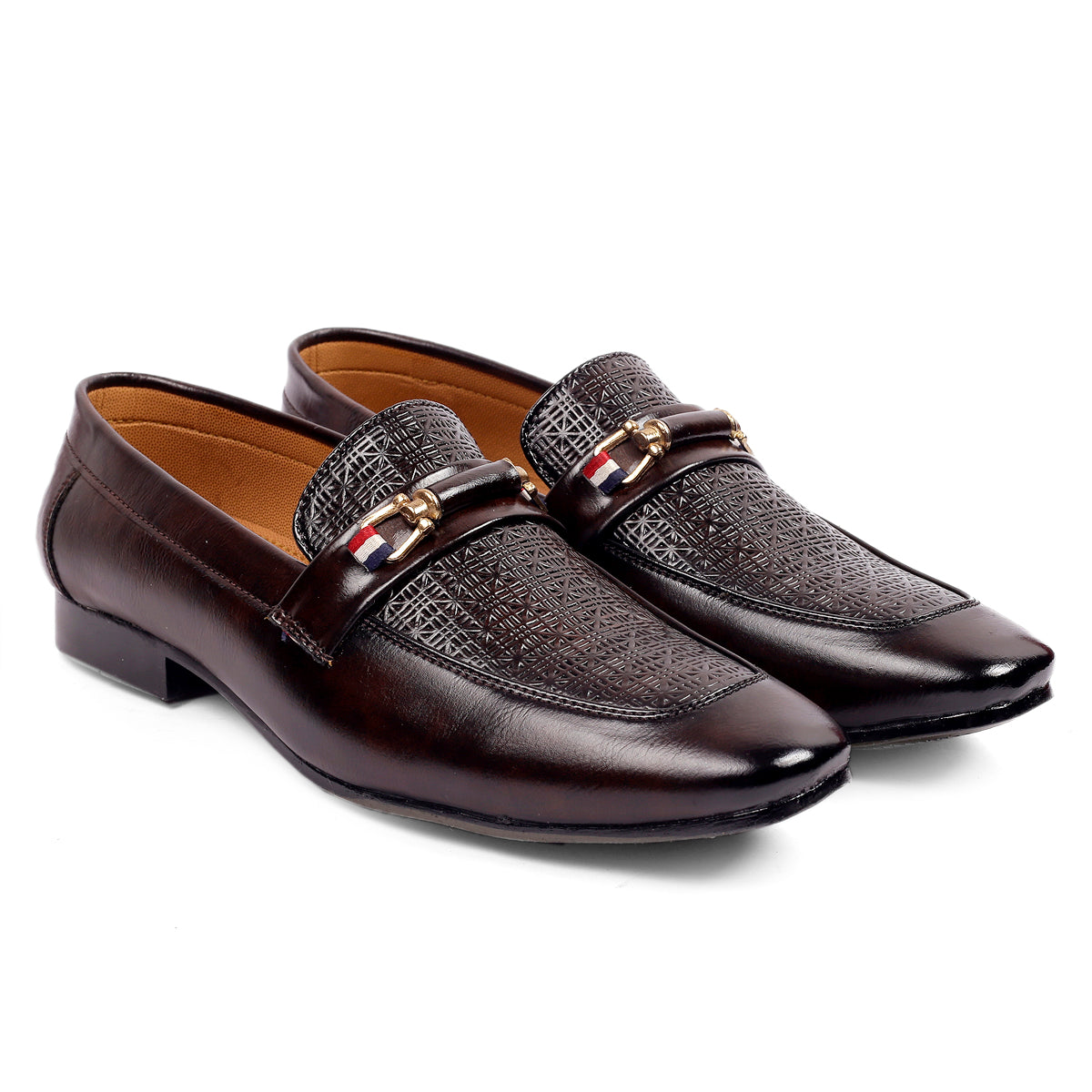 BXXY Men's Faux Leather Casual Mocassins Slip-on Shoe