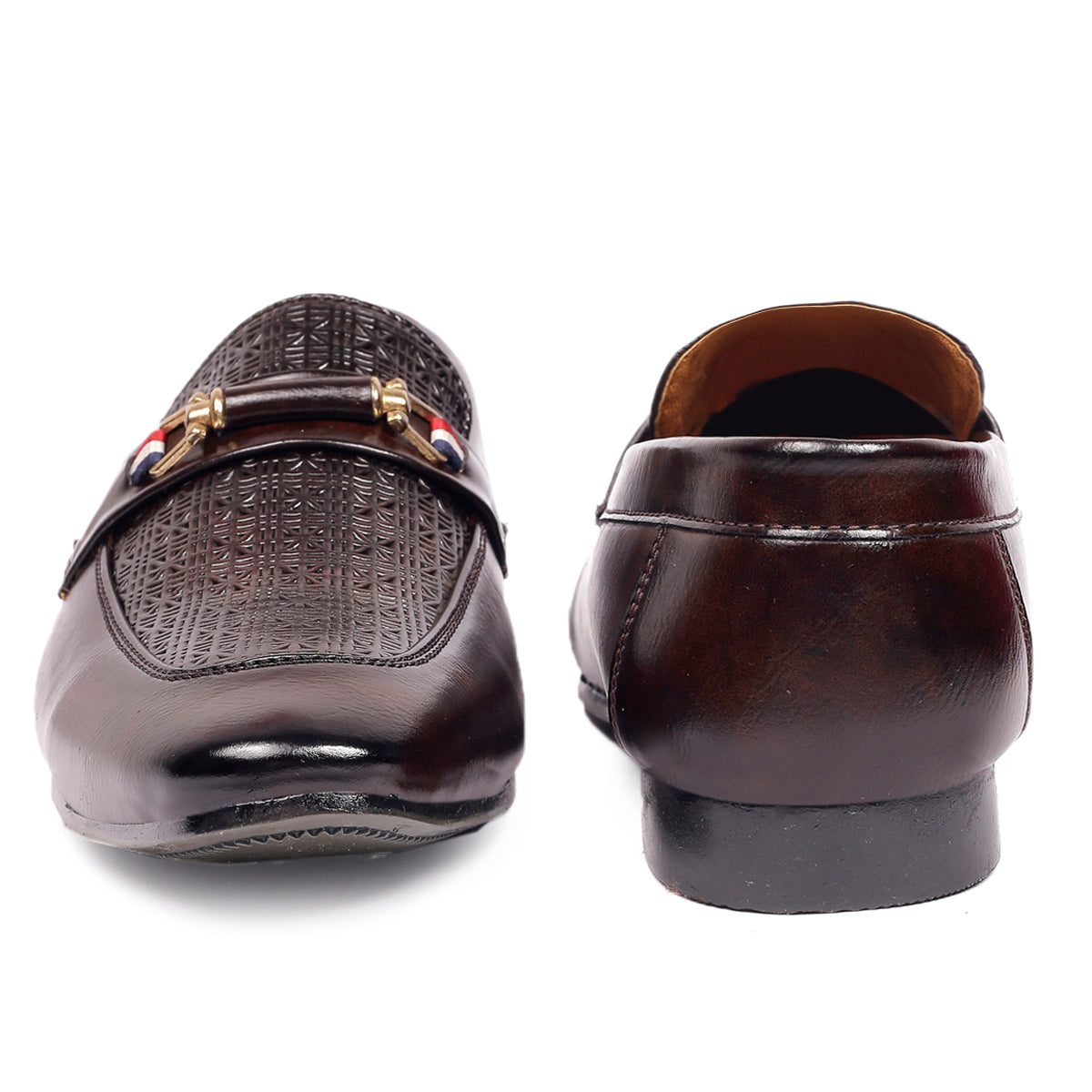BXXY Men's Faux Leather Casual Mocassins Slip-on Shoe