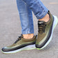 MEN'S NEW SPORTS RUNNING,WALKING LACE-UP SHOES ON TRANSPARENT SOLE