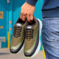 MEN'S NEW SPORTS RUNNING,WALKING LACE-UP SHOES ON TRANSPARENT SOLE