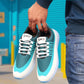 MEN'S NEW SPORTS RUNNING,WALKING LACE-UP SHOES ON TRANSPARENT SOLE