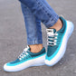 MEN'S NEW SPORTS RUNNING,WALKING LACE-UP SHOES ON TRANSPARENT SOLE