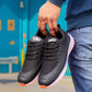 MEN'S NEW SPORTS RUNNING,WALKING LACE-UP SHOES ON TRANSPARENT SOLE