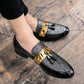 Bxxy's Faux Leather Partywear Slip-ons for Men