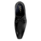 Men's Height Increasing Derby Faux Upper Formal Wear Black Lace Up Shoes