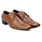 Men/s Height Increasing Derby Faux Upper Formal Wear Black Lace Up Shoes