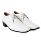 Men/s Height Increasing Derby Faux Upper Formal Wear Black Lace Up Shoes